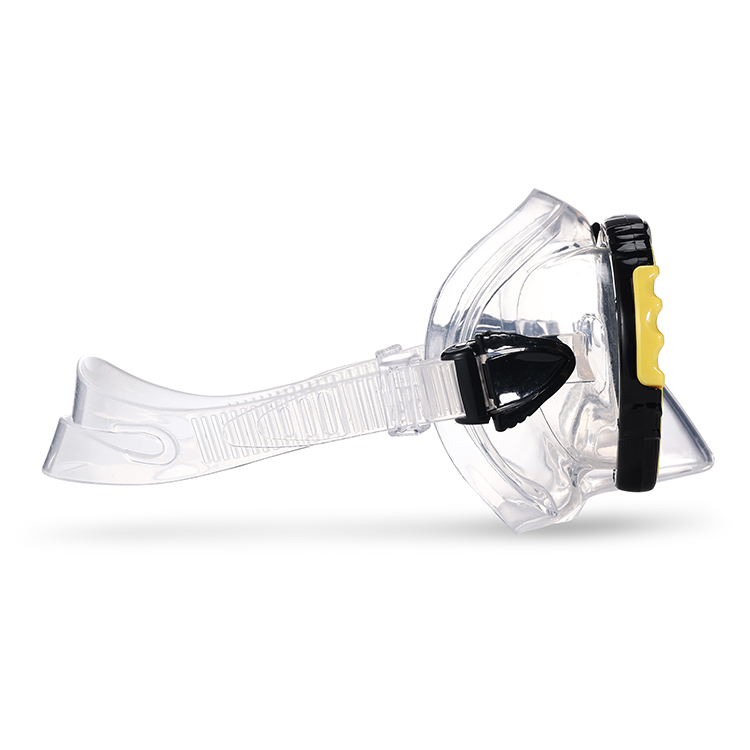 Anti-fog Glass Silicone Diving Mask -M49