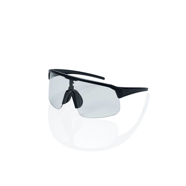 Sports sunglasses, Black Frame White Lenses