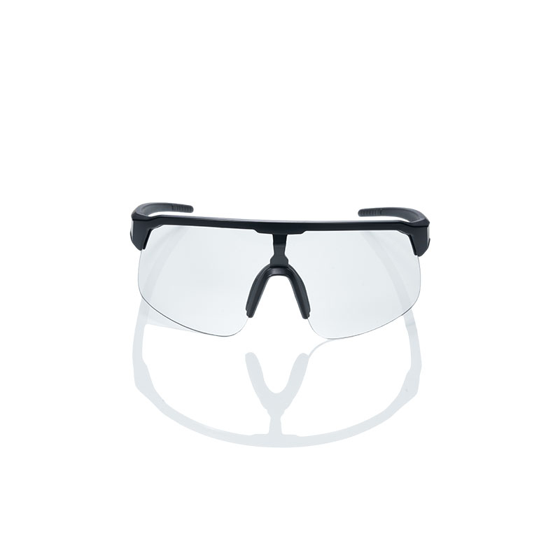 Sunglasses, Black Frame White Lenses