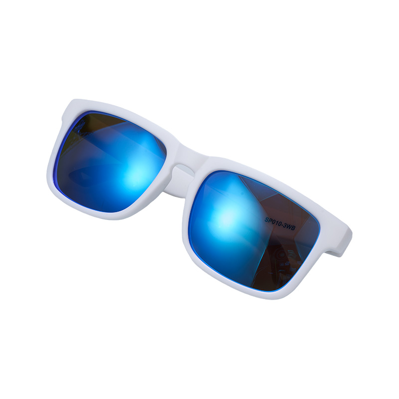 SP010 White Frame+Blue Lenses