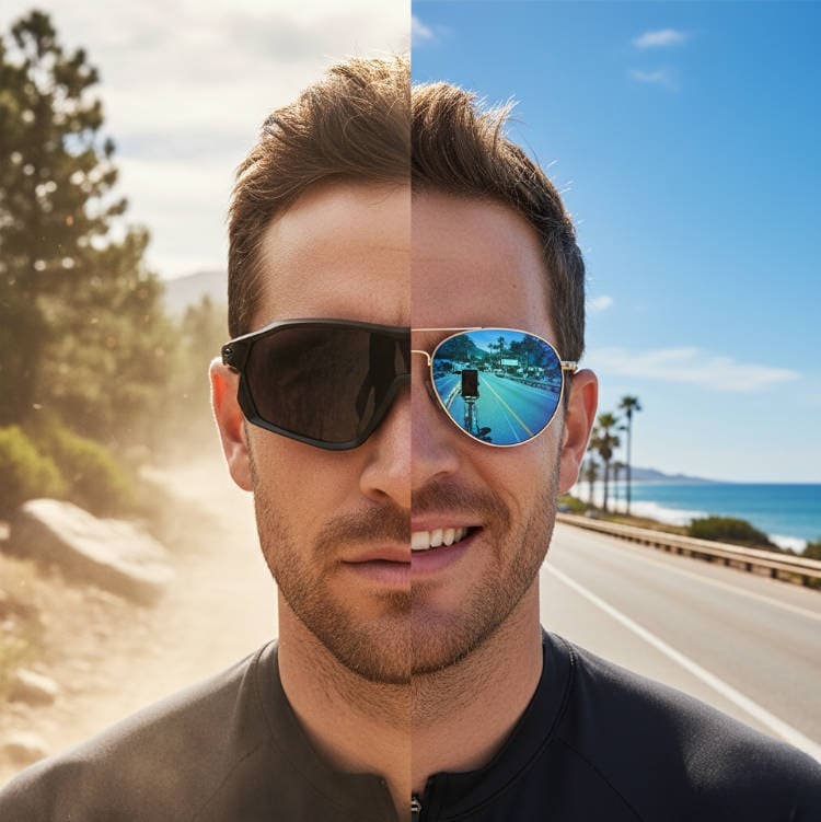 custom cycling glasses