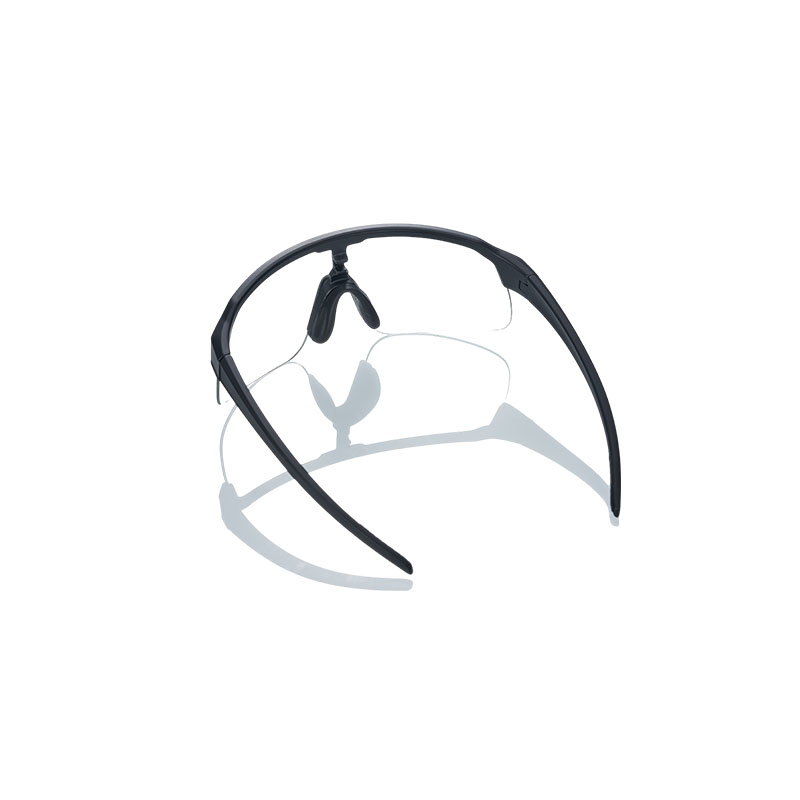 Sunglasses, Black Frame White Lenses