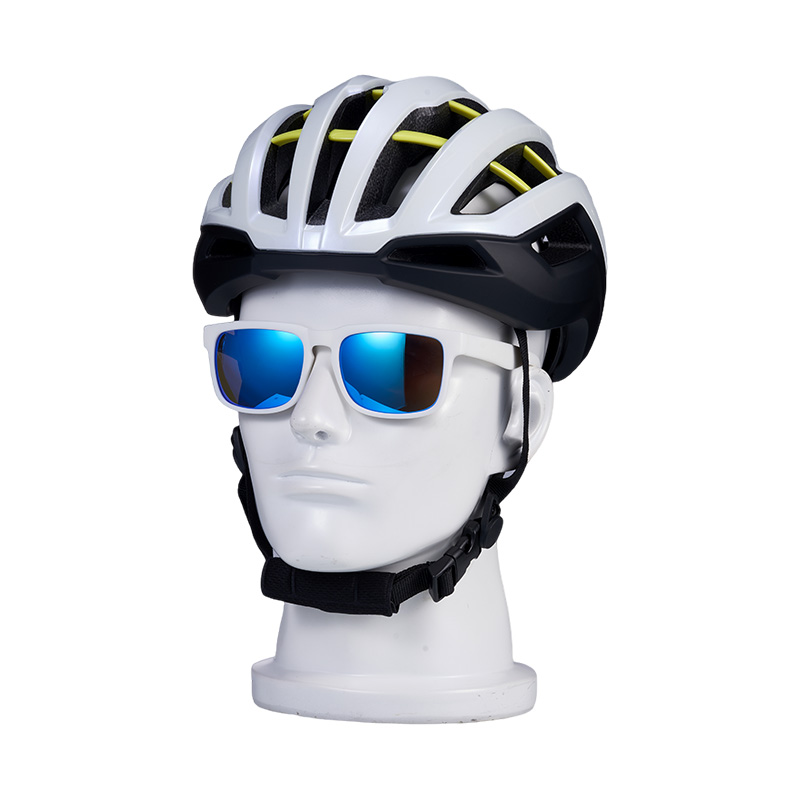 SP010 White Frame+Blue Lenses